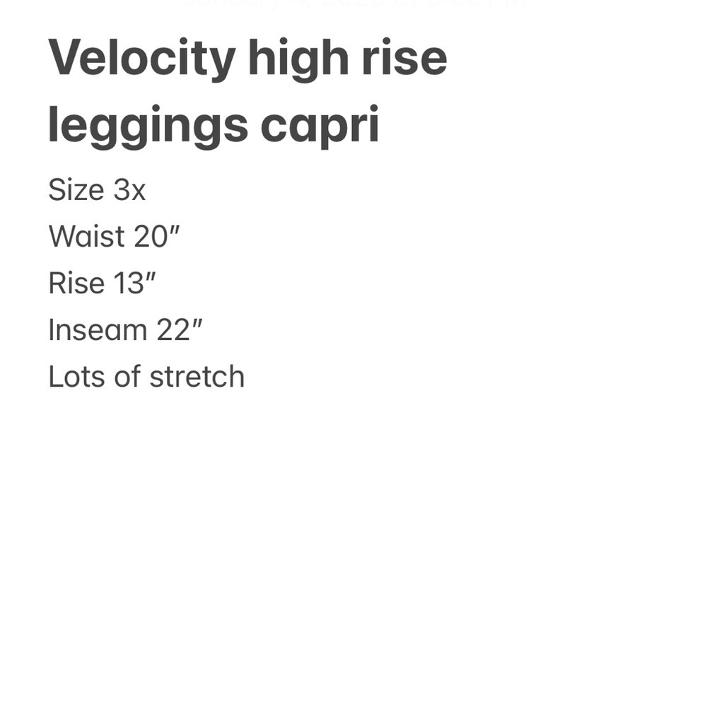 Velocity Charcoal Womens Leggings - Picture 7 of 7